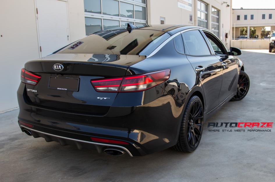 KIA OPTIMA OX111 MATTE BLACK | Car gallery|- Auto Craze